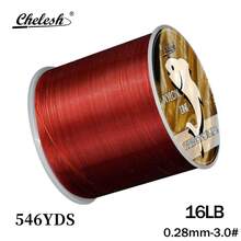 Chelesh 500m Nylon Monofilament Fishing Line, Available In Olive Green, Burgundy, Transparent, And Rose Red Colors, Parallel Winding Craft, High Strength, Good Water Cutting Performance, Multiple Strengths Available, Fishing Gift, Suitable For Beading And DIY Handcraft - Multicolor - View 17