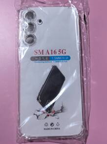 1pc Transparent Four-Corner Anti-Drop Case, Compatible With Samsung Series, Samsung Phone Transparent Four-Corner Anti-Drop Case, Phone Case, Protective Cover, Phone Shell, Phone Sleeve, Anti-Drop Phone Case, Transparent Phone Case, Minimalist Phone Case, Solid Color Phone Case, Transparent Phone Case, TPU Phone Case Anti-Drop (Military-Grade Anti-Drop)