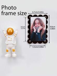 1/3 قطعة مغناطيس ثلاثي الأبعاد من الأكريليك بحجم 3 بوصات، إطارات صور مغناطيسية شفافة ملونة بحجم 3 بوصات، تصميم زهري خفيف الوزن مغناطيس الثلاجة، للمكتب والمنزل واللوحة البيضاء والخزانة والثلاجة لديكور الصور، مناسب لحفلة عيد الميلاد وديكور عيد الميلاد - متعدد الألوان - مشاهدة 6