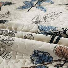 Twin/Full/Queen/King Quilt Set, 3 Piece Floral Bedding Set Microfiber Bedspread Coverlets For Beds - Flowers Birds - View 3