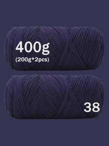1/2pcs Premium T-Shirt Yarn - 200g/Pc High Elastic Cord Yarn, Soft & Stretchy Polyester Yarn For Vibrant Crochet Projects, Ideal For Home Decor DIY Crafts Like DIY Weaving, Crochet Projects, Handmade Weaving Bags, Baskets, Blankets, Mats, Shoes, Slippers, Cushions, And Dolls, Multicolor Yarn, Polyester Yarn, Acrylic Yarn, Knitting Accessories,