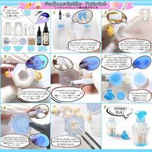 Small Bottle Container And Stopper UV Resin Epoxy Silicone Mould Jewellery Casting 6 Trays Set