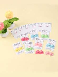 1pc Uplifting Encouragement Card: A Good Friend Is Like A Bra - Perfect For New Year, Carnival, Thanksgiving, Graduation, Christmas, Halloween, And Any Occasion - Resin Hug Card - Multicolor - View 10