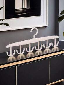 12 Rotating Hooks Hanger, Space-Saving Bra Strap Holder, Wavy Drying Rack, Multi-Functional Clothes Hanger For Home, Dorm, Underwear, Pants, Socks, Plastic Hangers, Suitable As Gifts For Relatives, Family, Friends, Teachers, Classmates, Applicable For Travel, Outdoor Activities, Camping, Parties, Gatherings, Beach Vacations, Decorations For Halloween, Christmas, Autumn, Storage & Organization - Multicolor - View 6