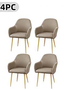 Waterproof Curved Back Chair Covers Modern With Armrest, Stretch Accent Dining Room Chairs Covers Slipcovers, Office Desk Chair Covers, Swivel Armchair Cover Protector For Vanity Living Room - Multicolor - View 15