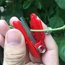 1pc Stainless Steel Gardening Thumb Knife, With Sharp Blade - Ergonomic Design, For Trimming, Grafting, Weeding - Compact & Durable Tool For Pruning, Harvesting And Cutting - Ideal For Gardeners, Gardening Pruning Tool, Grafting Tool, Smooth Metal Surface, Durable Structure