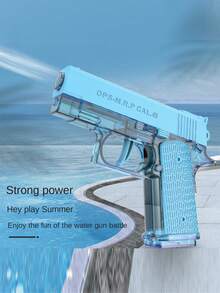 1 khẩu súng nước đồ chơi 1911, súng nước tự động giật lùi, đồ chơi bắn súng mùa hè ở hồ bơi, bãi biển, đồ chơi ngoài trời, súng nước cho trẻ em và người lớn, quà tặng mùa hè. - Nhiều màu - Xem 7
