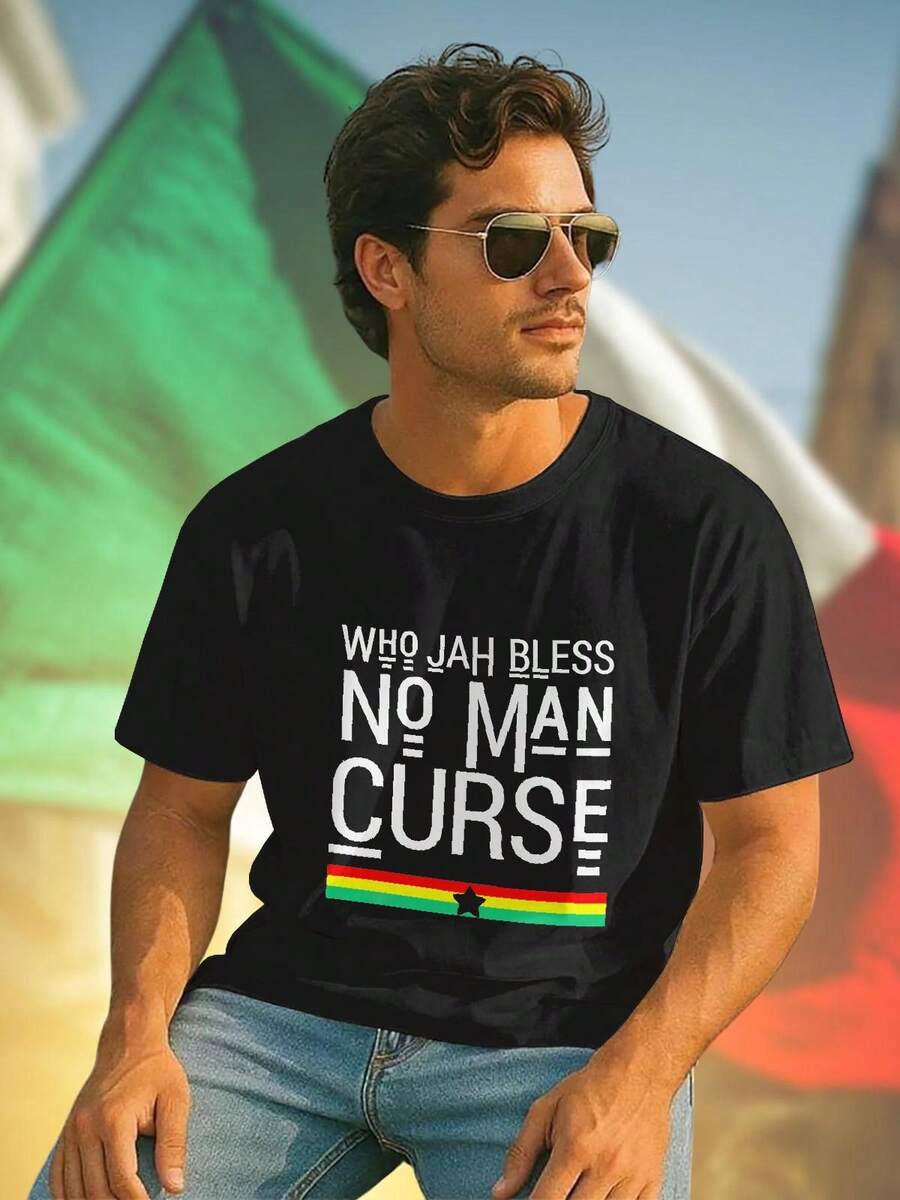 T shirt uomo Colorful Star Flag moda estiva cotone leggero traspirante regalo originale  cool outfit casual style fashion estate novità look comodo