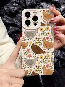 Phone Case  Apple WhitePhone Case  With Full Animal Print, Compatible WithPhone Case  6/15/14/13/12/11 Pro/Pro Max 1pcsSuitable For IPhone 17 Air - trắng - Xem 5