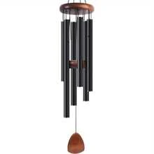26" Deep Tone Aluminum Wind Chimes - Rich, Soothing Sounds For Outdoor Spaces - Perfect For Porch, Garden, Patio Decor, Ideal Gift For Mom, Grandma, Friends And Family, Easy To Hang, Durable, Weather-Resistant