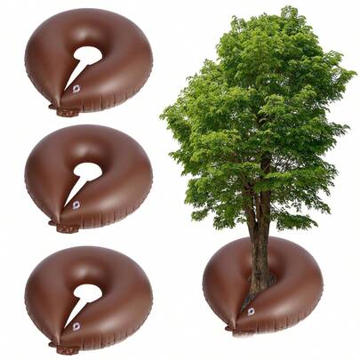 2 Extra Large PVC Watering Bags, 10/15 Gallon Capacity, Slow Release Automatic Plant Watering With Sunscreen And Moisturizing Function, Suitable For Gardens, Orchards And Forests