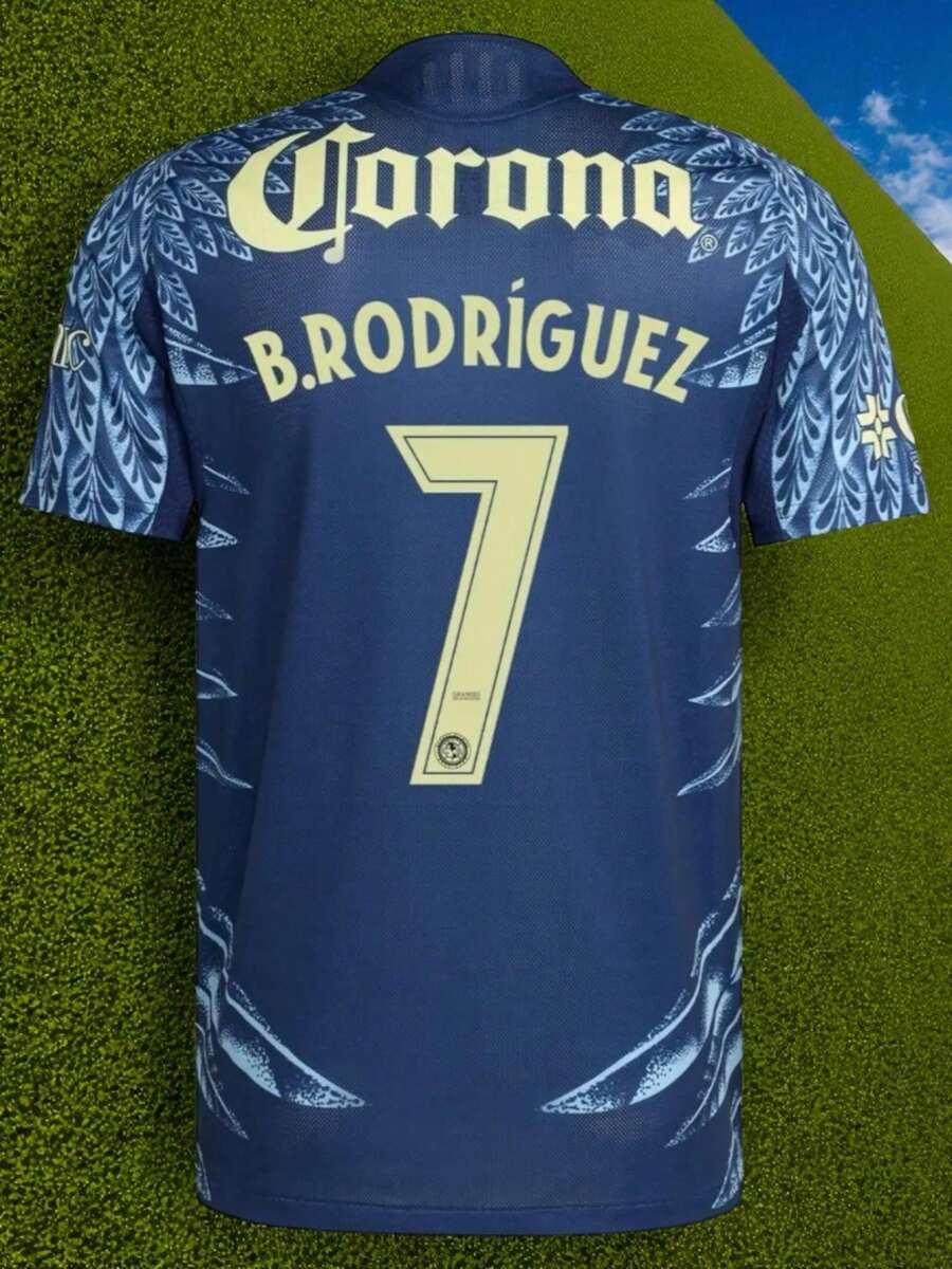Jersey brian rodriguez #7 2025-2026 - Azul - Ver 1