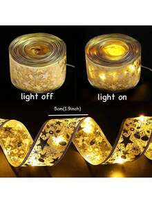 1-częściowy sznur świetlny w kształcie wstążki choinkowej, zasilany bateriami LED (baterie nie są dołączone), światło stałe/migające, girlanda ze wstążki choinkowej, odpowiednia do domu, na imprezę świąteczną, do wewnątrz i na zewnątrz, dekoracja świąteczna, Święto Dziękczynienia, Boże Narodzenie, dekoracja zimowa, dekoracja świąteczna, wystrój XMAS, choinka, prezent, dekoracja na Święto Dziękczynienia, ślub, wystrój domu, wystrój domu, wystrój jesienny, wystrój jesienny, dekoracje urodzinowe, prezenty, artykuły imprezowe, do wewnątrz i na zewnątrz, ogród, dekoracje świąteczne, dekoracje festiwalowe, dekoracje na Halloween, dekoracje ścienne, ozdoby na Halloween, dekoracje świąteczne, dekoracje XMAS, choinka, prezent, dekoracja na Święto Dziękczynienia, ślub, wystrój domu, wystrój domu, wystrój jesienny, dekoracje jesienne, dekoracje urodzinowe, prezenty, artykuły imprezowe, do wewnątrz i na zewnątrz, ogród, dekoracje świąteczne, dekoracje festiwalowe, dekoracje na Halloween, dekoracje