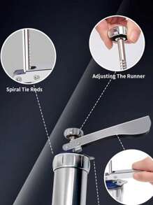 Cookie Press 20pcs Set Including Biscuit Machine, Aluminum Alloy Cream Icing Piping Gun For Baking