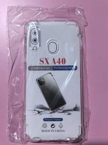 1pc Transparent Four-Corner Anti-Drop Case, Compatible With Samsung Series, Samsung Phone Transparent Four-Corner Anti-Drop Case, Phone Case, Protective Cover, Phone Shell, Phone Sleeve, Anti-Drop Phone Case, Transparent Phone Case, Minimalist Phone Case, Solid Color Phone Case, Transparent Phone Case, TPU Phone Case Anti-Drop (Military-Grade Anti-Drop)