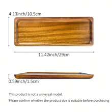 1 Peça, Bandeja, 3 Tamanhos, Bandeja de Madeira Pequena, Prato de Decoração de Banheiro, Bandeja de Bolo, Bandeja de Talheres de Madeira, Suporte de Exibição de Aniversário, Bandeja de Cozinha, Adequada para Ação de Graças, Halloween, Páscoa, Dia dos Namorados, Decoração de Natal, Decoração de Mesa de Jantar, Para Sobremesas, Bolos, Pães, Perfumes, Joias, Produtos de Banho, Cosméticos, Bandejas Pequenas Modernas Retrô