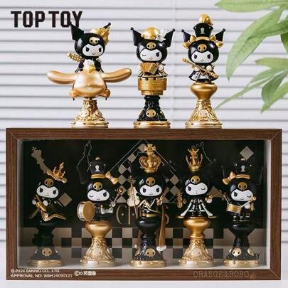 Miniso TOPTOY酷炫Lumi象棋系列盲盒收藏玩具，附赠角色收藏卡，可爱女孩礼物，小雕像摆件
