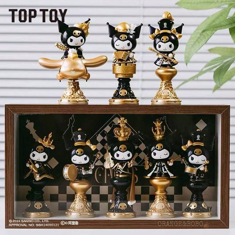 Miniso TOPTOY Juego de Ajedrez Luminoso Cool Lumi Serie Caja Ciega Juguete Coleccionable, Incluye Tarjeta de Colección de Personajes, Regalo Lindo para Niñas, Decoración de Figuras - Multicolor - Ver 1