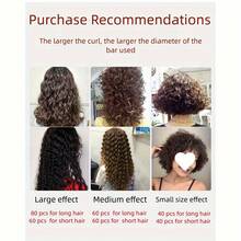 1/13/26pcs Curling Hairstyling Tools, Ionic Spiral Curling Rods, Wool Curling Rods For Salons, Home DIY Hairstyling Curling Irons, Random Color