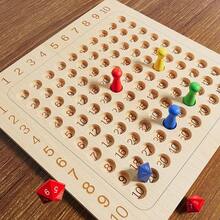 Wooden Early Education Multiplication Operation Disc Mathematics Teaching Aid Math Manipulatives