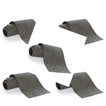 Department 56 Village Mat Grey Fabric Mache Cottage Village Display Accessory Christmas Tabletop