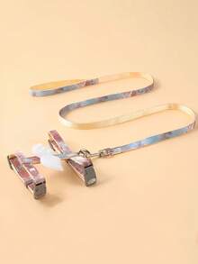 1 件装翼形猫牵引绳，渐变宠物牵引绳，防逃跑猫牵引绳，适用于猫和小型犬 - 彩色 - 查看 19