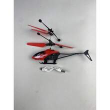 1 pieza Juguete volador inteligente a control remoto a prueba de choques, juguete educativo interactivo con sensor de gestos por infrarrojos y luz LED, adecuado como regalo de cumpleaños para niños y niñas (con y sin control remoto, pueden existir pequeños errores de medición, colores de los accesorios al azar), de vuelta a la escuela