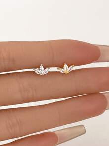 1piece 925 Sterling Silver Stars Moon Tassels Piercings Earrings Chain Charm Flat Back Cartilage Helix Piercing Fine Jewelry For Daily Wear Wedding Party Engagement Anniversary Valentine's Day(Sold As 1 Piece) - Star and Moon Tassel Pendant Accessories - View 5