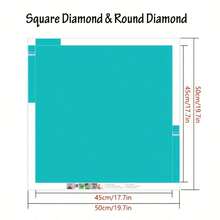 1 套 5D 钻石画套装，[30*30cm/11.8*11.8in][40*40cm/15.7*15.7in] 彩色书店图案，适合成人初学者 DIY 马赛克钻石画，全钻手工钻石画，可装饰客厅、卧室、办公室墙壁，是送给朋友和家人的绝佳礼物。 - 彩色 - 查看 5