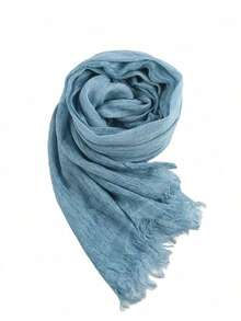 Crinkle Textured Rayon Wrinkle Hijab Scarves Crepe Long Hijab For Lady Rayon Wrinkle Hijab Women Scarf For Dress