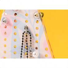 Acrylic Earring Holder 76 Holes Studs Ear Organizer Stand Jewelry Storage Display Unique Dressing Design For For  Women B