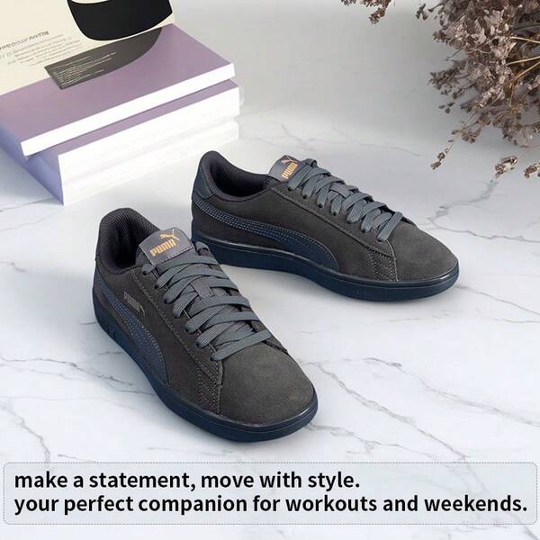 Puma Smash V2 L CN 休闲运动鞋，轻便舒适简约生活方式鞋，款式编号 #391840-01