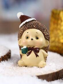 Christmas Animal Resin Figurines Set, Christmas Tree Santa Claus Tabletop Decor, Daily & Festival Decoration Home Decor Christmas Decorations Room Decor Winter Christmas Decorations Home Christmas Gifts Christmas Decor - Multicolor - View 8