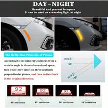D4PCS Reflective Trim Side Marker StickersAutomotive Exterior Accories Reflector Guard For SUV Pickup Truck Wheel Well Arch Or Side Bumper Fenders Car Outdoor Safety Reflective Strips7001 - CAM-4 CÁI - Xem 4