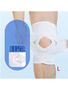 1pc Compression Elastic Knee Brace - Unisex Spandex Sports Knee Pad - For Fitness And Volleyball - Hand Wash, Slip-On Design, Suitable For Outdoor, Sports, Travel, Home, Office, School And More - Multicolor - View 8