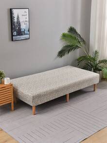 1pc Decorative Folding Sofa Bed Cover, Milk Silk Fabric, Non-Slip Elastic Universal Fit, 3-Seater, Printed Minimalist Polka Dot Design, 4 Color Options, Perfect Fit For Pets, Suitable For Spring, Summer, Autumn, Winter - Multicolor - View 6