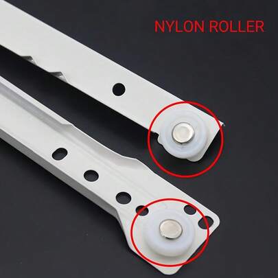 1 对金属抽屉滑轨，轨道硬件，2 节替换抽屉滑轨，抽屉滑轨套件，10 12 14 16 英寸，替换抽屉轨道硬件，适用于大多数底部安装抽屉系统