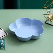 3 buc. Farfurie florală de lux cu fructe, tavă pentru mâncare de bucătărie, farfurie cu fructe pentru gustări în sufragerie, farfurie cu fructe uscate, farfurie pentru aperitive