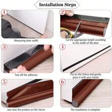 升级版门底密封条 - 防风、防尘、隔音、自粘、降噪、防虫、防蚁、耐磨、耐热