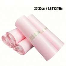 50/20/10pcs Thick Waterproof Solid Pink Packaging Bags, Simple Multipurpose Bags Suitable For Gift Bags, School, Office, Transportation And Mailing Back To School, Courier Storage Bags, Logistics Packing Bags, Clothing Courier Packaging Bags, Various Sizes Available