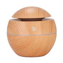 Grano de madera claro redondo