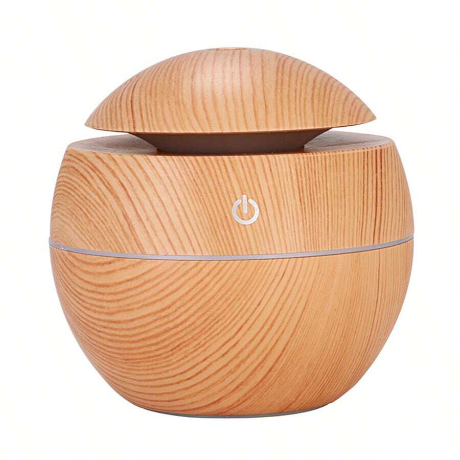 Humidifier - Round Light Wood Grain - View 1