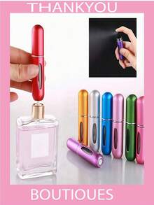 2 Pack Travel Perfume Atomizer Spray Bottles – Refillable Portable Cologne & Perfume Containers For Men & Women, Empty Travel Size Scent Decanter - 隨機顏色 - 查看 6