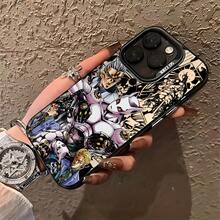 Funda de Teléfono Anime Classic Kuzuryu Jotaro Compatible con iPhone 16, 15, 14, 13, 12, 11 Pro Max, X, XR, XS Max, 8, 12 Plus - Cubierta Trasera Mate a Prueba de Golpes - Mezcla de colores - Ver 8