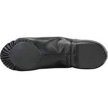 Unisex PU Leather Upper Slip-On Jazz Shoe With Up Elastic For Women And Men's Dance Shoes-UPD-2025 - 棕色 - 查看 9