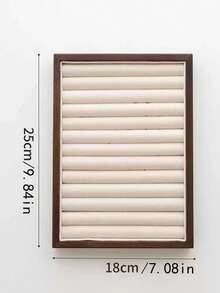 5/1 Piece, Walnut Jewelry Storage Tray, Jewelry Tray, Velvet Jewelry Tray, Jewelry Storage Box For Women And Girls, Necklace Ring Jewelry Display Tray, Large Capacity Jewelry Tray, Suitable For Necklaces, Bracelets, Bracelets, Rings, Earrings, Lipsticks And Other Accessories, Girls Gifts, Travel Gifts - Khay đựng quả óc chó - Xem 20