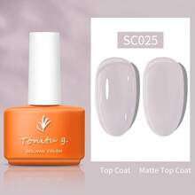 Tonitu g. Tonitu G 7ml Gelee Gel Nagellack - Nude Pink Rose Lila Rot Grau Burgund Braun, verschiedene Farben Abweichbar, UV/LED Aushärtung, transluzentes Nude Pink Rot Minzgrün Milchrot Halbpermanenter Gel Nagellack für Maniküre Zuhause Salon & Nagelkunst, Geschenk für Frauen Nägel - Verschiedenfarbig - Übersicht 5