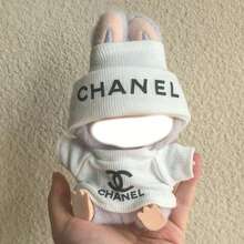 1 件马卡龙毛绒玩具服装套装，包括 T 恤和帽子 - 彩色 - 查看 13