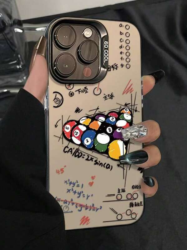 Billiards Color Silver Case Phone Case Compatible With Ipone