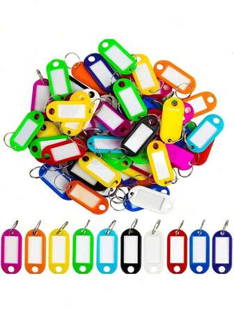30PCS Colorful Key Tags, Door Lock Tags, Writable Sorting Tags, Marking Tags, Numbered Sorting Tags, Keychain Accessories, For Marking And Sorting, Storage And Organization, Suitable For Home, Office, Hotels And Guesthouses, Supermarkets And Other Public Places
